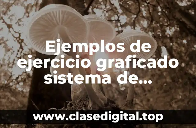 Ejemplos de ejercicio graficado sistema de ecuaciones independientes