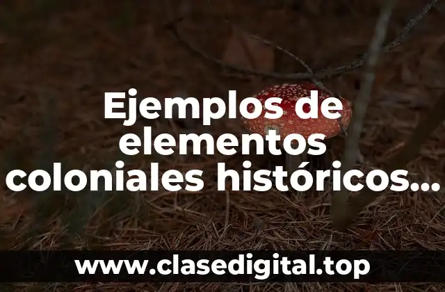 Ejemplos de elementos coloniales históricos en la ciudad de Puebla