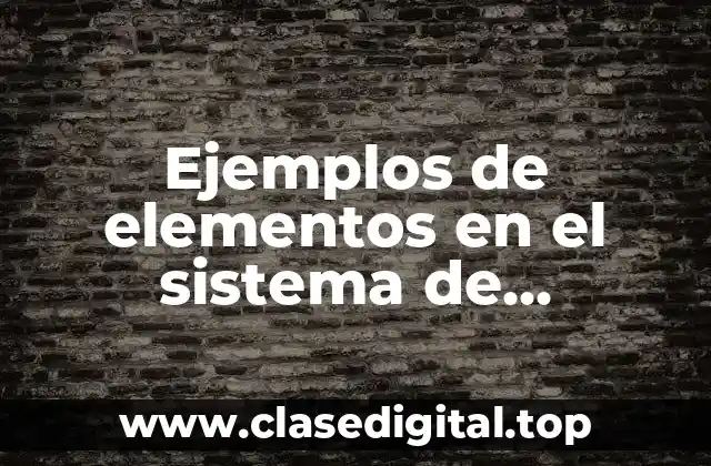 Ejemplos de elementos en el sistema de coordenadas polares