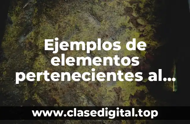 Ejemplos de elementos pertenecientes al grupo de los halógenos