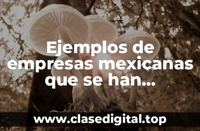 Ejemplos de empresas mexicanas que se han fusionado