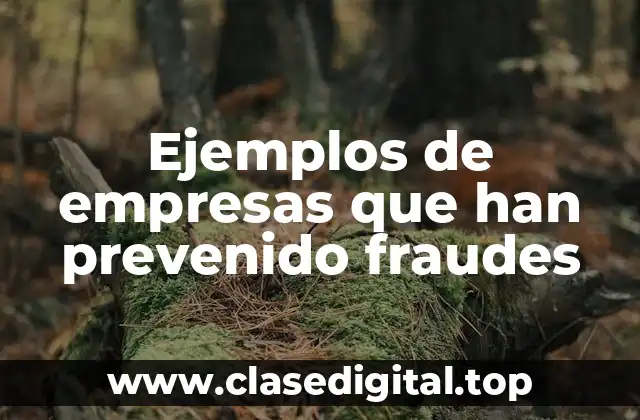 Ejemplos de empresas que han prevenido fraudes