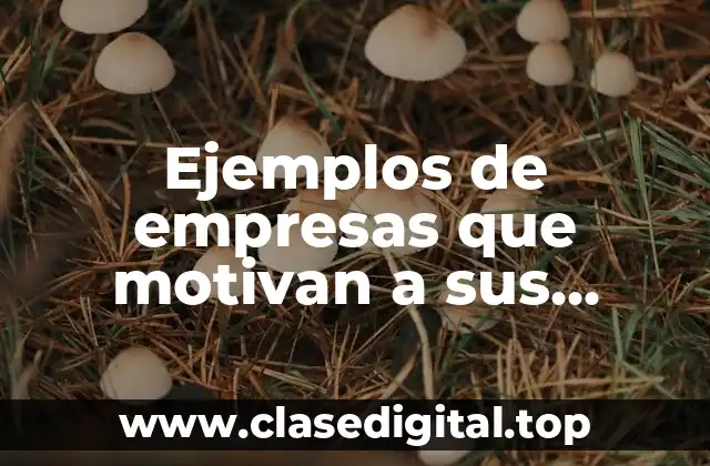 Ejemplos de empresas que motivan a sus vendedores