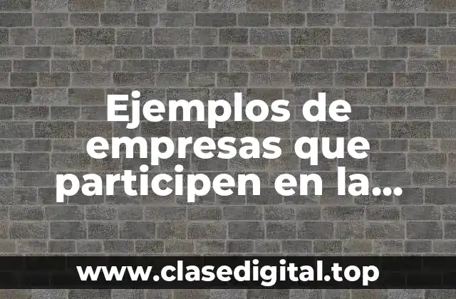 Ejemplos de empresas que participen en la estructura monopolica