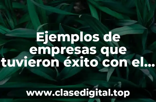 Ejemplos de empresas que tuvieron éxito con el big data