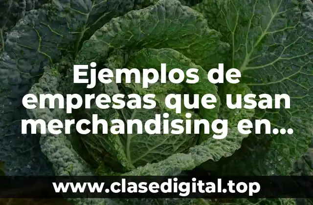 Ejemplos de empresas que usan merchandising en marketing