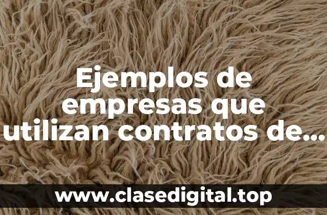 Ejemplos de empresas que utilizan contratos de sociedad civil