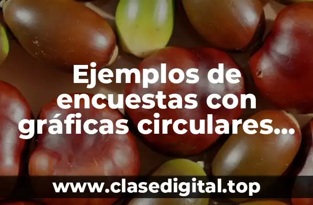 Ejemplos de encuestas con gráficas circulares de mascota con preguntas y Significado