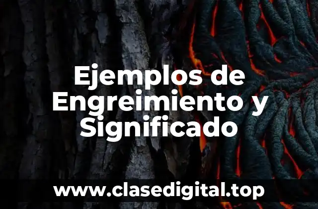Ejemplos de Engreimiento y Significado
