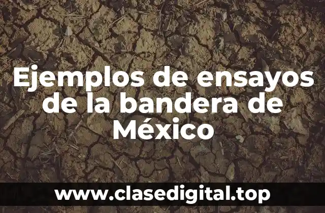 Ejemplos de ensayos de la bandera de México