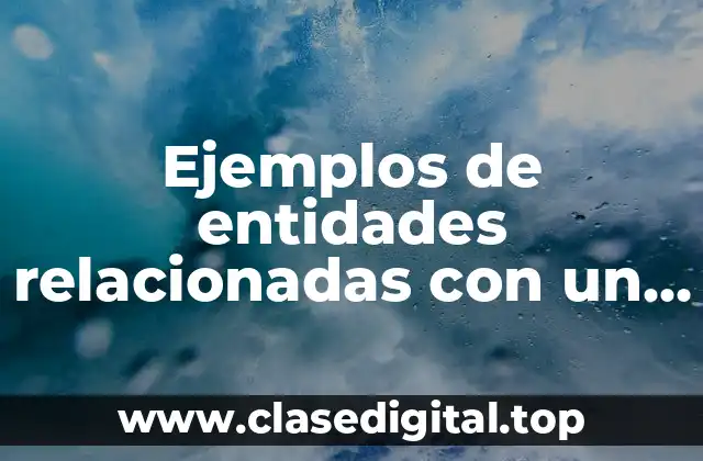 Ejemplos de entidades relacionadas con un login