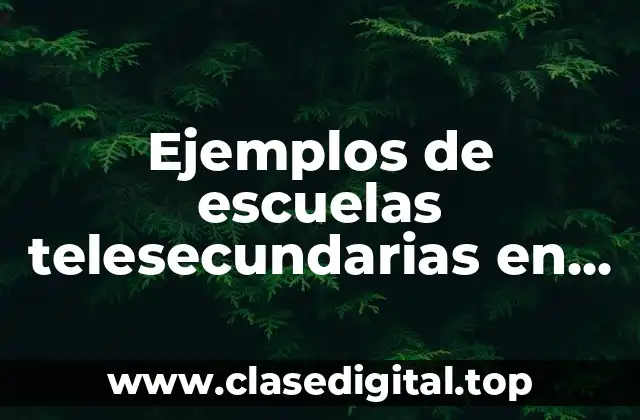 Ejemplos de escuelas telesecundarias en juegos deportivos por zona