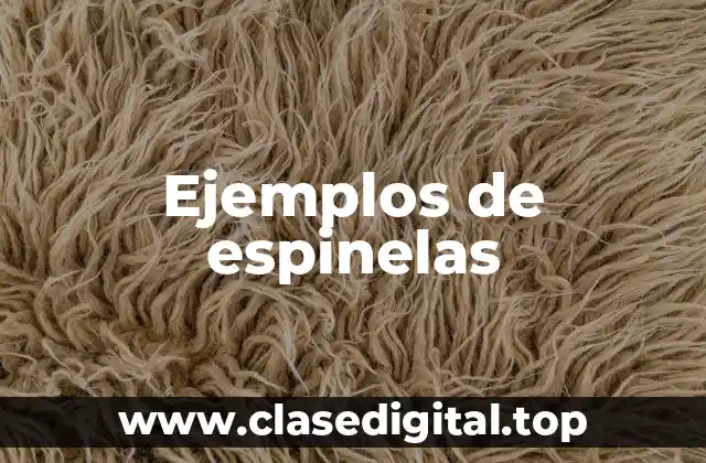 Ejemplos de espinelas