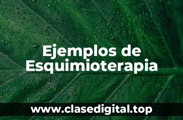 Ejemplos de Esquimioterapia