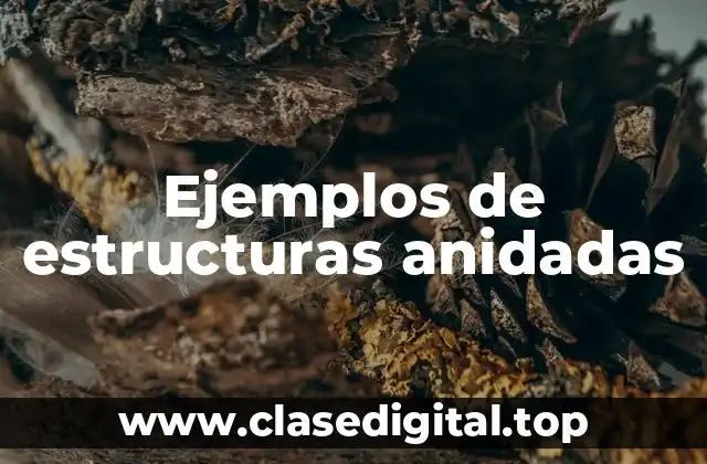 Ejemplos de estructuras anidadas