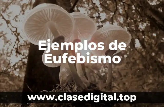 Ejemplos de Eufebismo