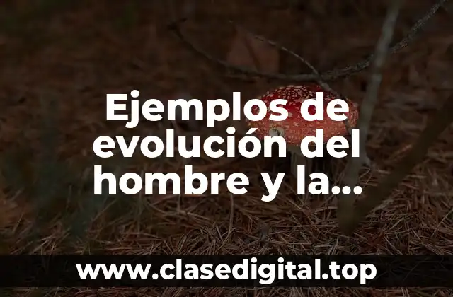 Ejemplos de evolución del hombre y la odontología y Significado