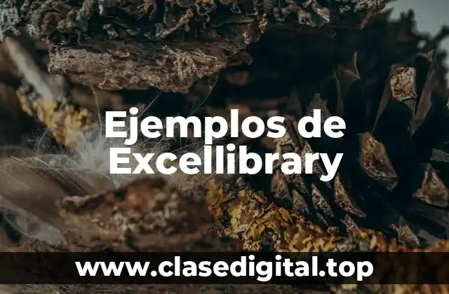Ejemplos de Excellibrary