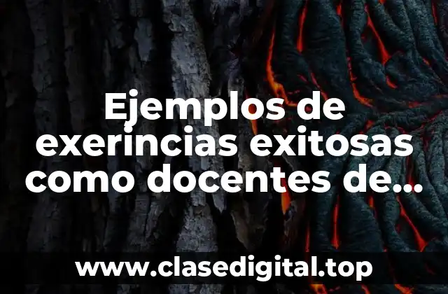 Ejemplos de exerincias exitosas como docentes de matematicas secundaria