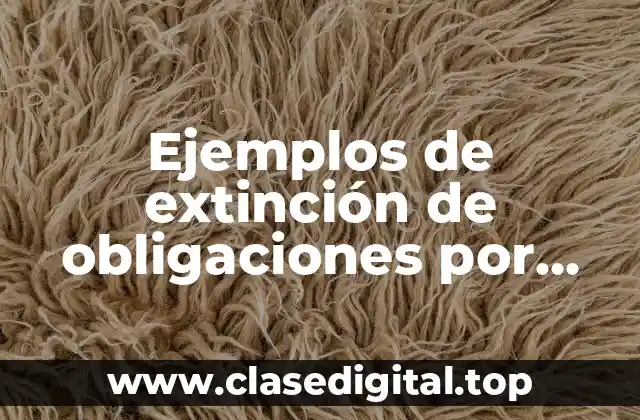 Ejemplos de extinción de obligaciones por remisión de la deuda