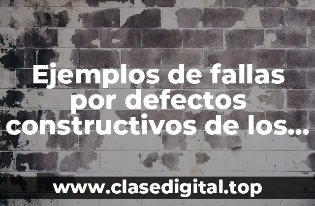 Ejemplos de fallas por defectos constructivos de los pavimentos flexibles