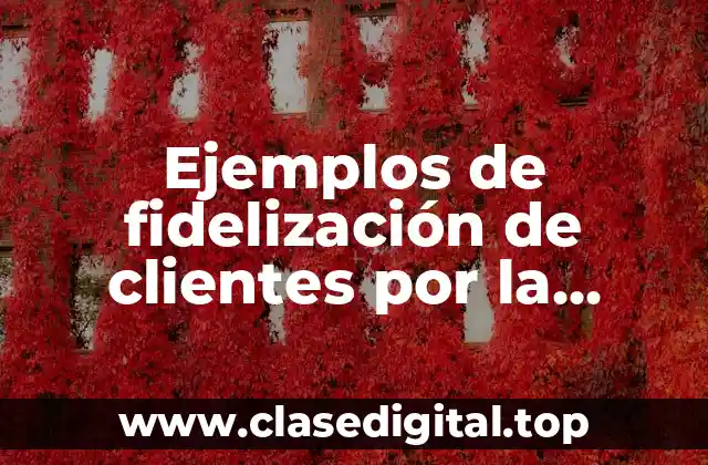 Ejemplos de fidelización de clientes por la animación turística