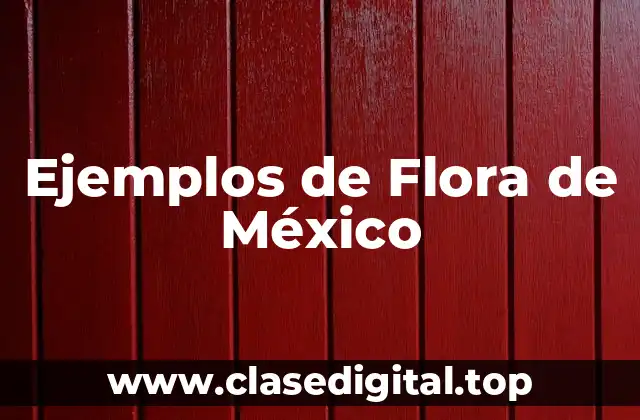 Ejemplos de Flora de México