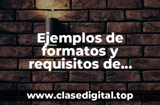 Ejemplos de formatos y requisitos de contrato personal INFONAVIT