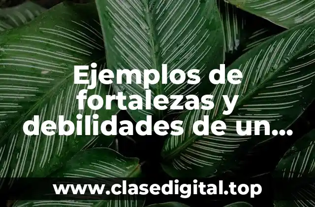 Ejemplos de fortalezas de un docente de preescolar