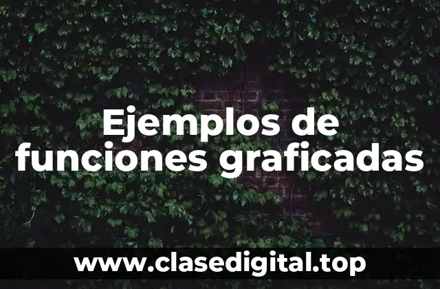 Ejemplos de funciones graficadas