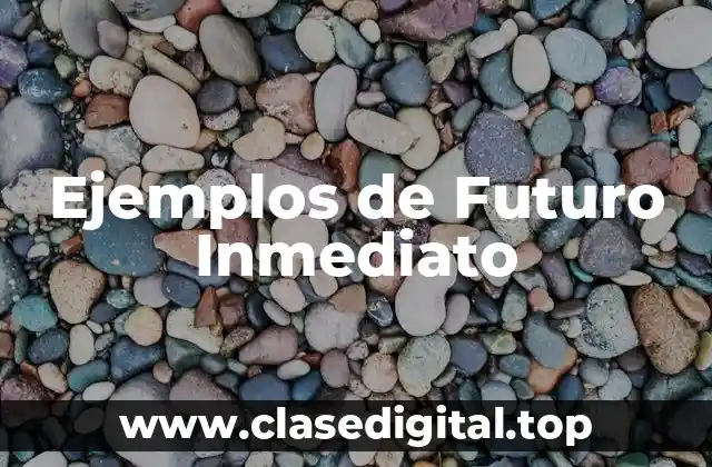 Ejemplos de Futuro Inmediato