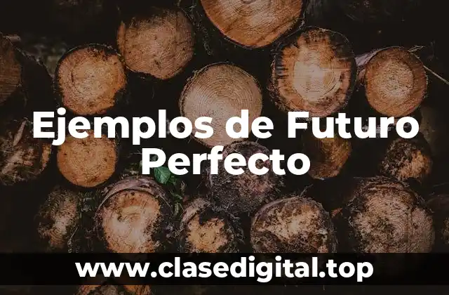 Ejemplos de Futuro Perfecto