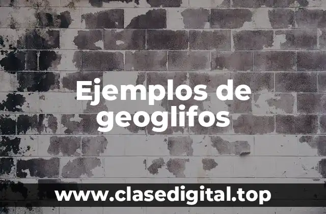 Ejemplos de geoglifos
