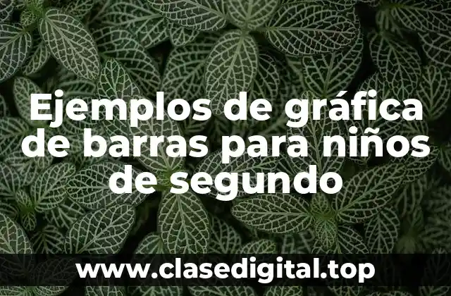 Ejemplos de gráfica de barras para niños de segundo