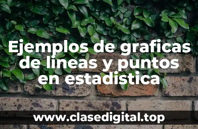 Ejemplos de graficas de lineas y puntos en estadistica