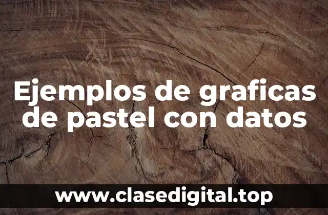 Ejemplos de graficas de pastel con datos