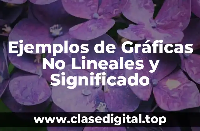 Ejemplos de Gráficas No Lineales y Significado