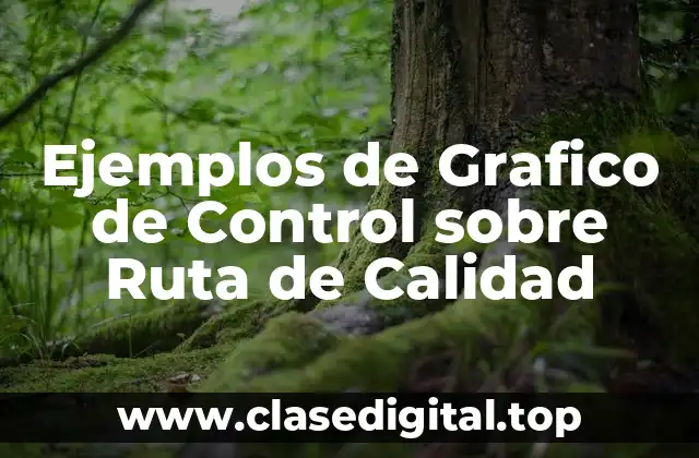 Ejemplos de Graficos de Control sobre Ruta de Calidad