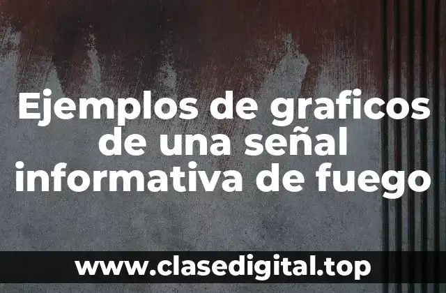 Ejemplos de graficos de una señal informativa de fuego