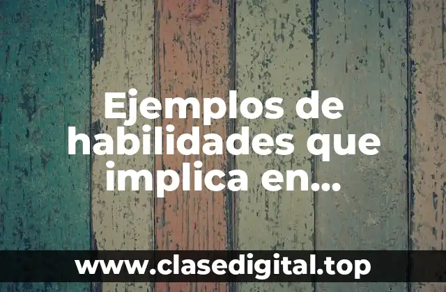 Ejemplos de habilidades que implica en realización de un origami