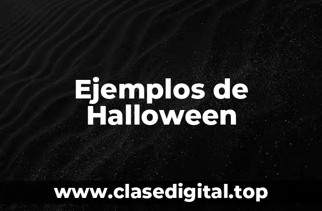Ejemplos de Halloween