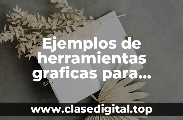 Ejemplos de herramientas graficas para organizar y representar el