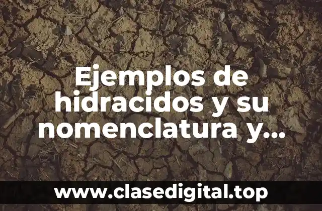 Ejemplos de hidracidos
