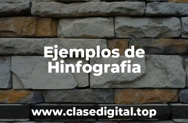 Ejemplos de Hinfografia