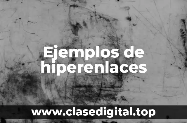 Ejemplos de hiperenlaces