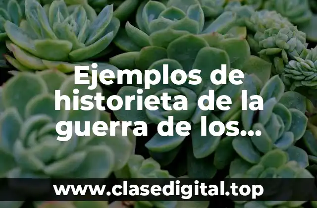 Ejemplos de historieta de la guerra de los pasteles