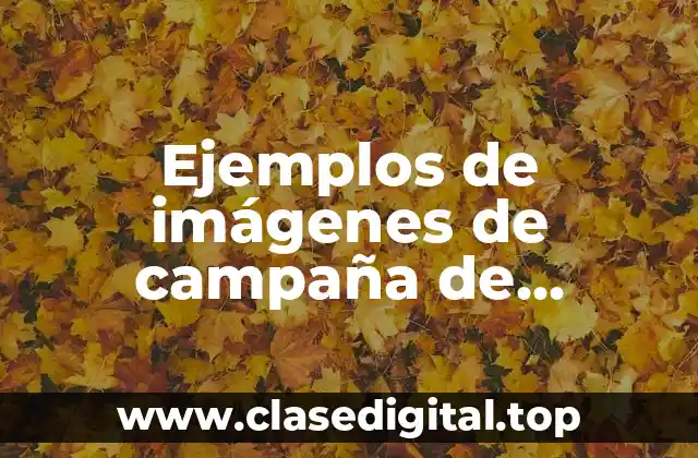 Ejemplos de imágenes de campaña de reconocimiento de marca