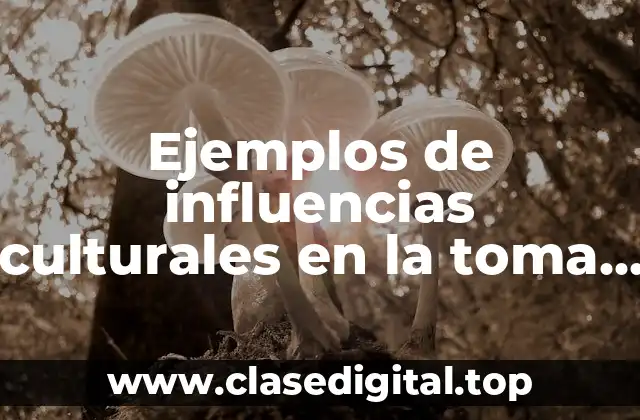 Ejemplos de influencias culturales en la toma de decisiones éticas