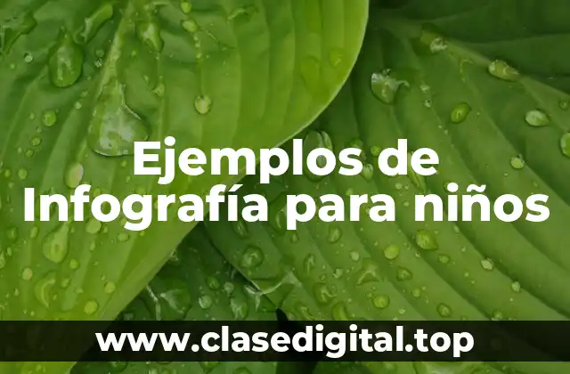 Ejemplos de Infografía para niños
