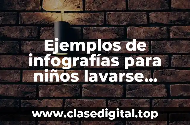 Ejemplos de infografías para niños sobre lavarse las manos